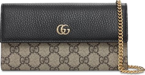 gucci petite marmont gg supreme leather bag